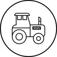 icône de vecteur de tracteur