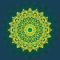 mandala modèle circulaire fleur conception pour arabe Festival Ramadan, puja, baisakhi, salut, Mehndi, henné, tatouage, décoration, alpone. décoratif ornement dans Oriental griffonnage art vecteur illustration.