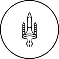 icône de vecteur de navette spatiale
