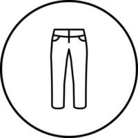 icône de vecteur de pantalon