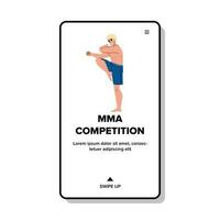 mma compétition vecteur