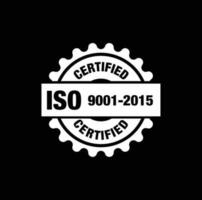 iso 2001 à 2015 agréé entreprise timbre. iso agréé timbre. vecteur