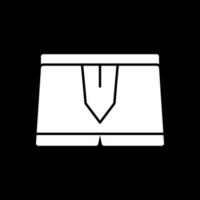 conception d'icône de vecteur de caleçon