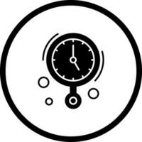 icône de vecteur d'horloge murale