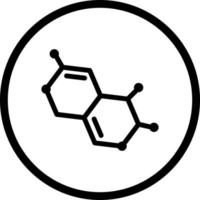 icône de vecteur de molécule