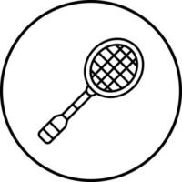 icône de vecteur de raquette