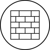 icône de vecteur de mur