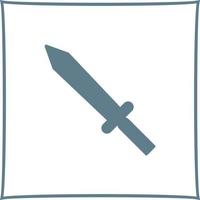 icône de vecteur d'épée unique