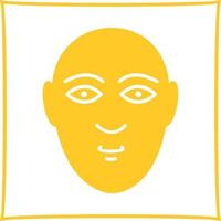 icône de vecteur de visage humain