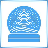 icône de vecteur de boule de neige