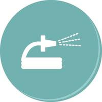 icône de vecteur d'eau de pulvérisation unique