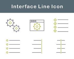 interface vecteur icône ensemble