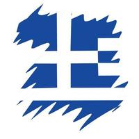 Grèce drapeau conception illustration, Facile conception avec élégant concept vecteur