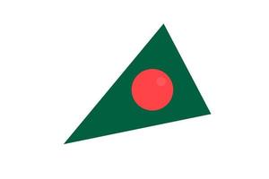 bangladesh drapeau conception illustration, icône drapeau conception avec élégant concept vecteur