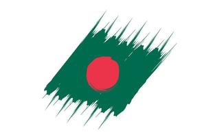 bangladesh drapeau conception illustration, icône drapeau conception avec élégant concept vecteur