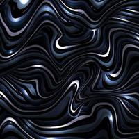 abstrait motif de lignes ondulées ou ondulées bleu foncé avec effet d'éclairage. vecteur