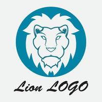 icône de vecteur de modèle de logo de lion