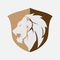 icône de vecteur de modèle de logo de lion