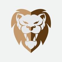 icône de vecteur de modèle de logo de lion