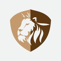 icône de vecteur de modèle de logo de lion