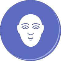 icône de vecteur de visage humain