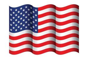 drapeau de Etats-Unis. drapeau de le Etats-Unis vecteur page symbole pour la toile site conception. Etats-Unis drapeau logo, application, ui. Etats-Unis drapeau vecteur illustration, eps10