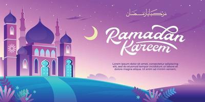 Ramadan kareem islamique Contexte vecteur. content islamique Nouveau hijri an. graphique conception pour le décoration de cadeau certificats, bannières et prospectus. vecteur