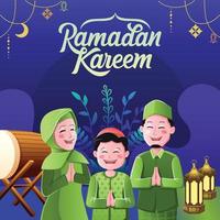 Ramadan kareem islamique Contexte vecteur. content islamique Nouveau hijri an. graphique conception pour le décoration de cadeau certificats, bannières et prospectus. vecteur