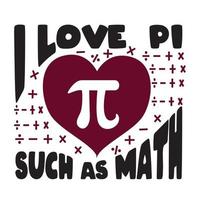 pi et math conception vecteur