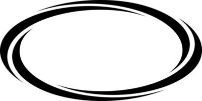 ovale ellipse bannière cadres, les frontières vecteur