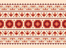 tribal aztèque coloré sans couture ethnique modèle pour fond d'écran, vêtements, emballage, tissu, tapis, couverture, carte modèle vecteur