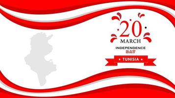 Tunisie indépendance journée fête Contexte. vecteur conception.