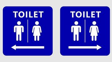 toilette signe conception. vecteur illustration.