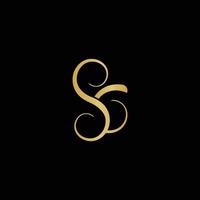 sg logo luxe vecteur