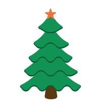 Noël arbre Nouveau année arbre icône moderne cadeau carte avec or bannière conception ancien la nature illustration. Noël veille. 2021 Nouveau année bannière vecteur