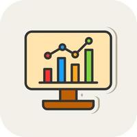 conception d'icônes vectorielles d'analyse vecteur