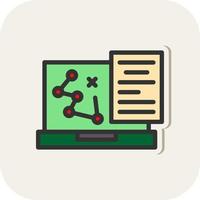 conception d'icône de vecteur de stratégie numérique