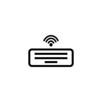 clavier sans fil signe symbole. vecteur illustration sur blanc Contexte