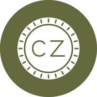 tchèque république cadran code vecteur icône