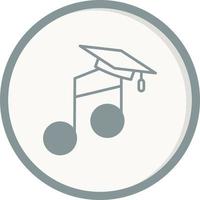 icône de vecteur d'éducation musicale