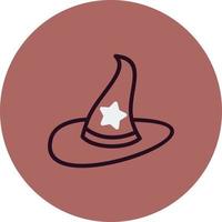 icône de vecteur de chapeau magique