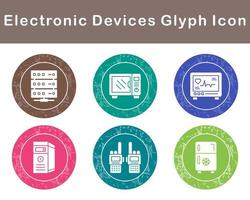 électronique dispositifs vecteur icône ensemble