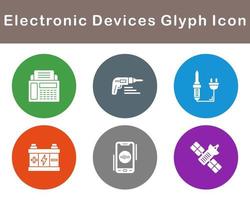 électronique dispositifs vecteur icône ensemble