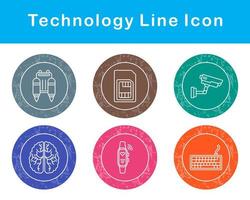 La technologie vecteur icône ensemble