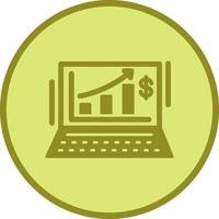 icône de vecteur de croissance