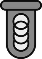 icône de vecteur de tube
