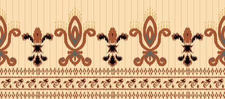 africain ikat paisley modèle broderie Contexte. géométrique ethnique Oriental modèle traditionnel. ikat aztèque style abstrait vecteur illustration. conception pour impression texture, tissu, sari, sari, tapis.