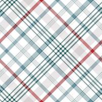 vérifier plaid motifs sans couture est une à motifs tissu qui consiste de sillonner franchi, horizontal et verticale bandes dans plusieurs couleurs sans couture tartan pour écharpe, pyjama, couverture, couette, kilt grand châle. vecteur