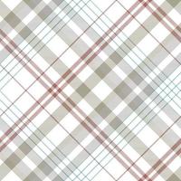 plaid sans couture modèle est une à motifs tissu qui consiste de sillonner franchi, horizontal et verticale bandes dans plusieurs couleurs sans couture tartan pour écharpe, pyjama, couverture, couette, kilt grand châle. vecteur