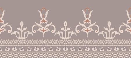 africain ikat paisley broderie. batik textile ikat conception sans couture modèle numérique vecteur conception pour impression sari kurti bornéo en tissu frontière Ikkat dupatta
